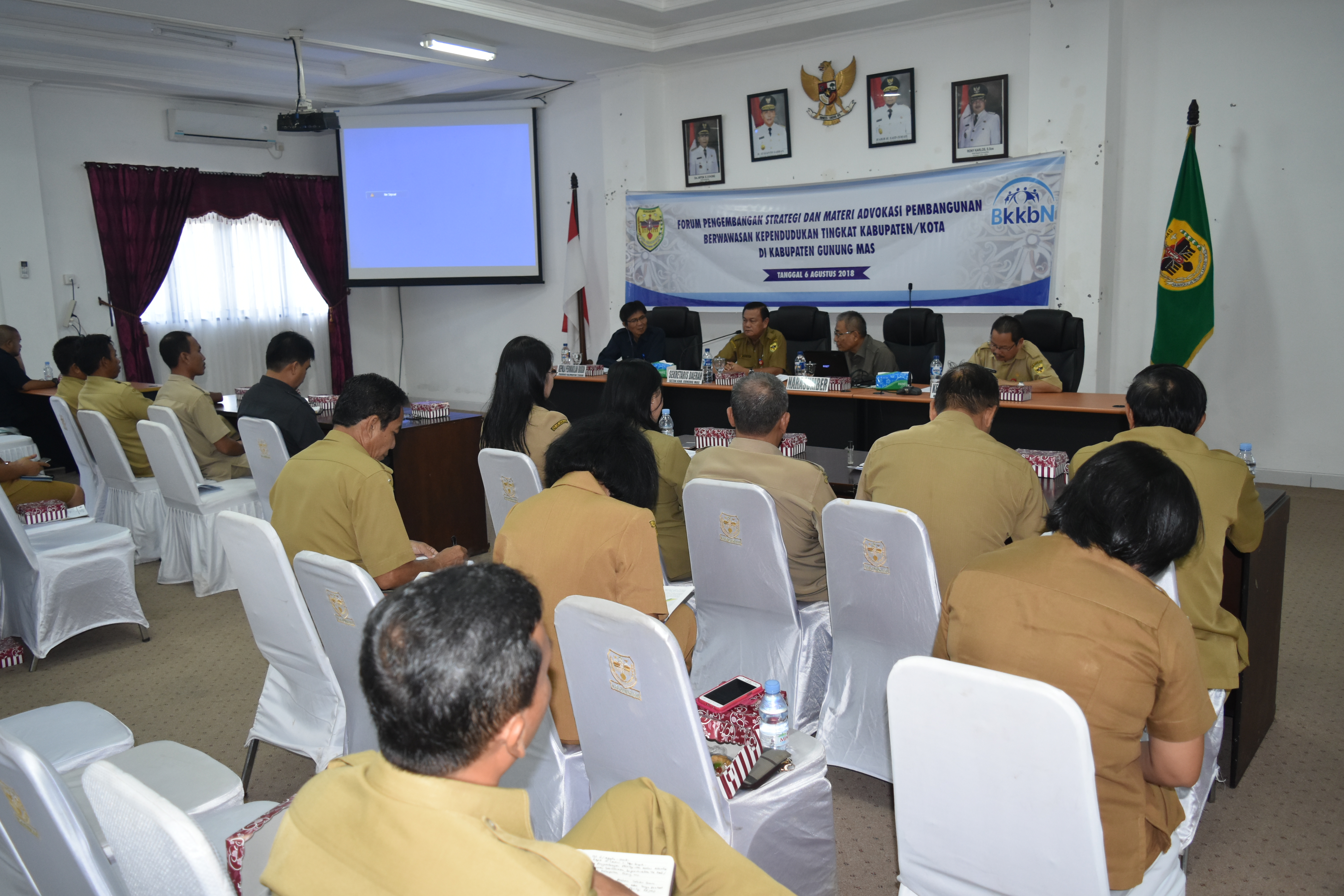 Pemkab Gunung Mas Gelar Pengembangan Strategi Dan Materi Advokasi Pembangunan Berwawasan Kependudukan