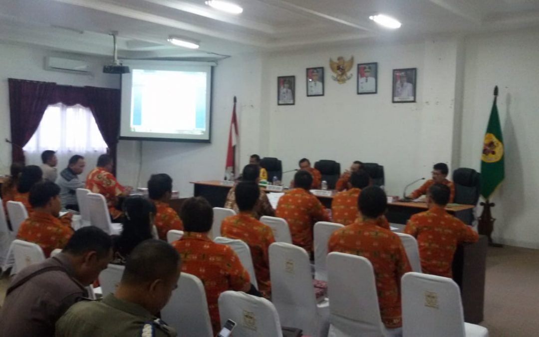 Sekda Gunung Mas Pimpin Rapat Persiapan Hut RI