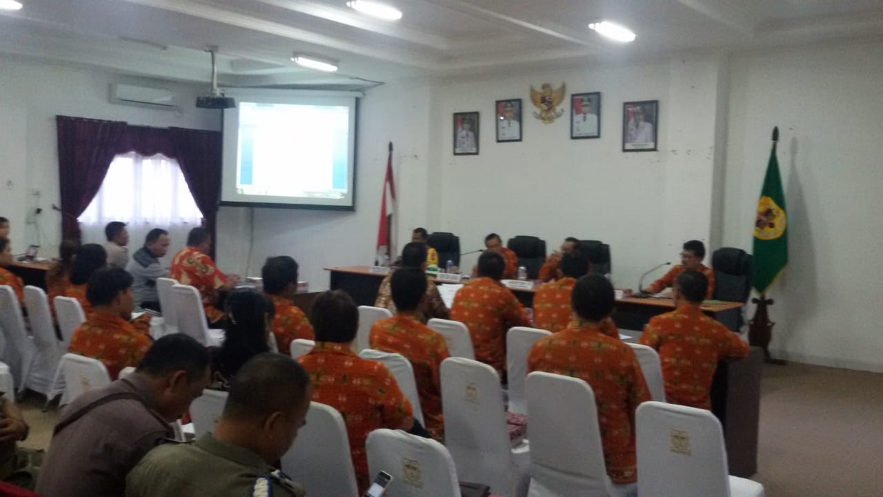 Sekda Gunung Mas Pimpin Rapat Persiapan Hut RI