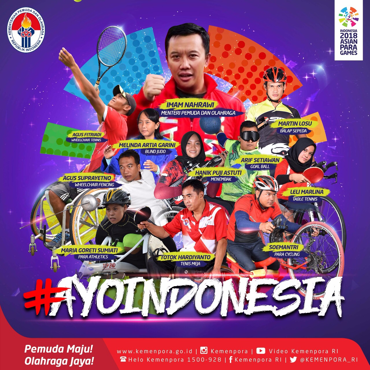 Ayo Dukung Tim Indonesia Berlaga di Asian Para Games 2018