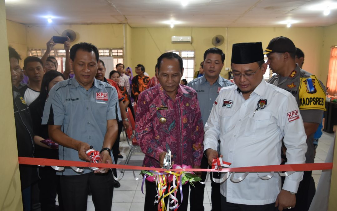 KPU Gunung Mas resmikan Rumah Pintar Pemilu 2019