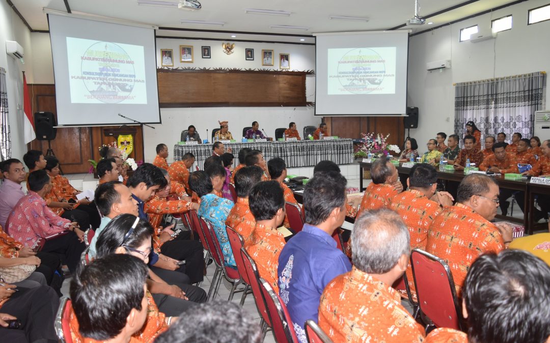 Musrenbang Kabupaten merupakan langkah penghujung dalam proses perencanaan