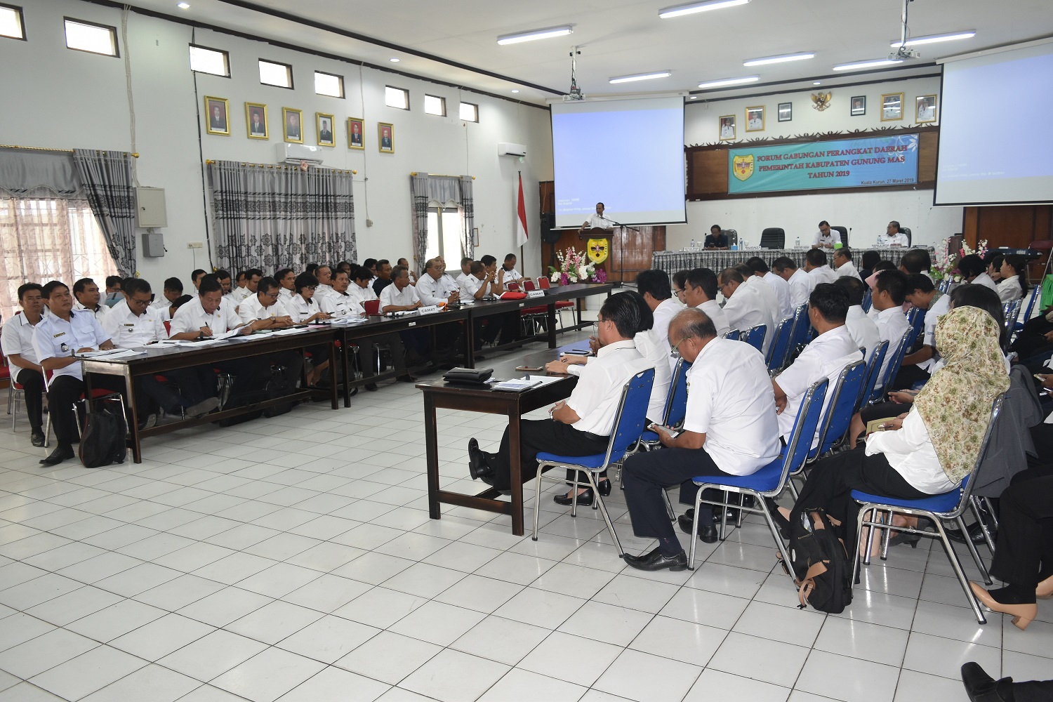 Pembukaan Forum Gabungan OPD Kabupaten Gunung Mas Tahun 2019