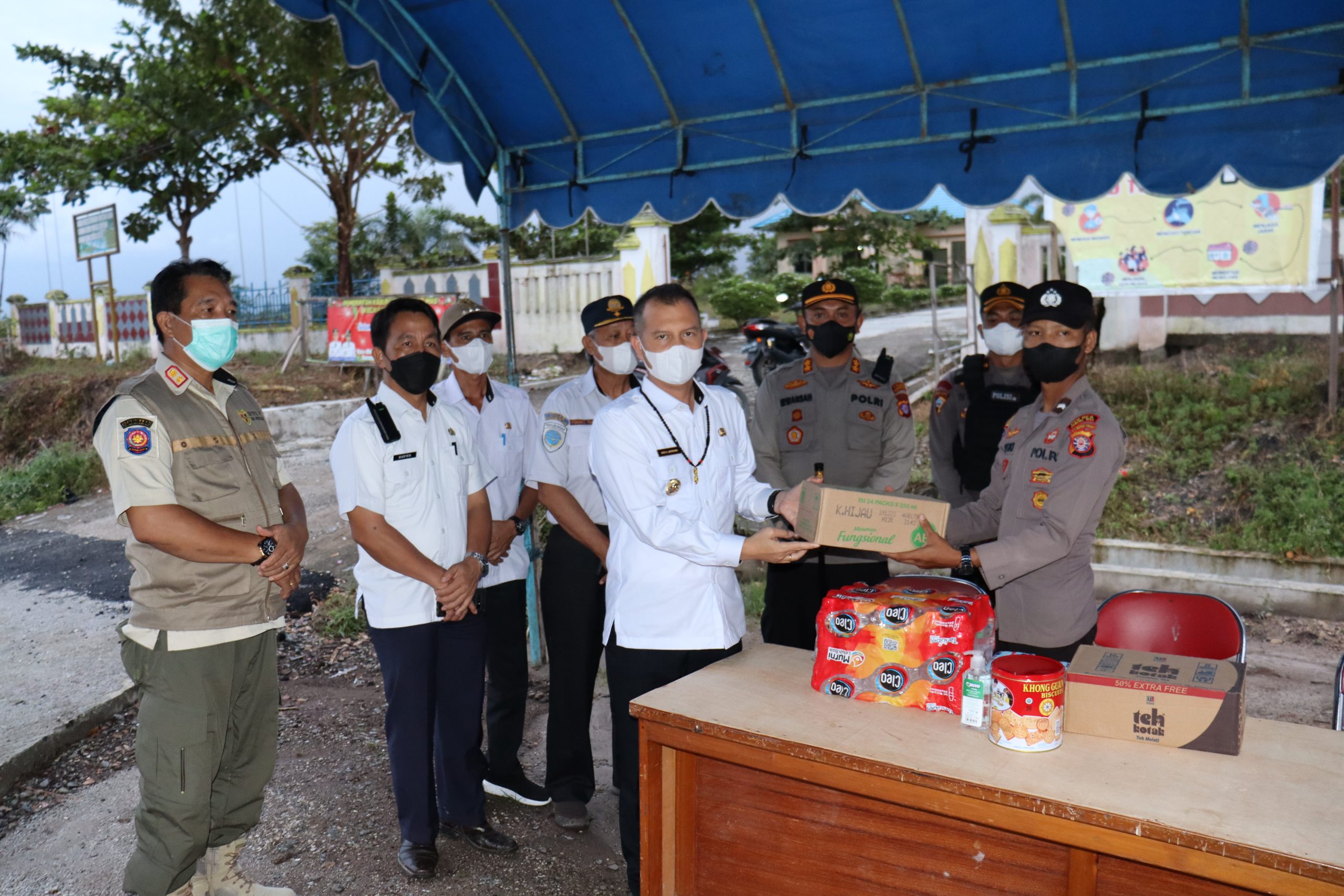 Bupati Pantau Pos Terpadu di Kelurahan Sepang