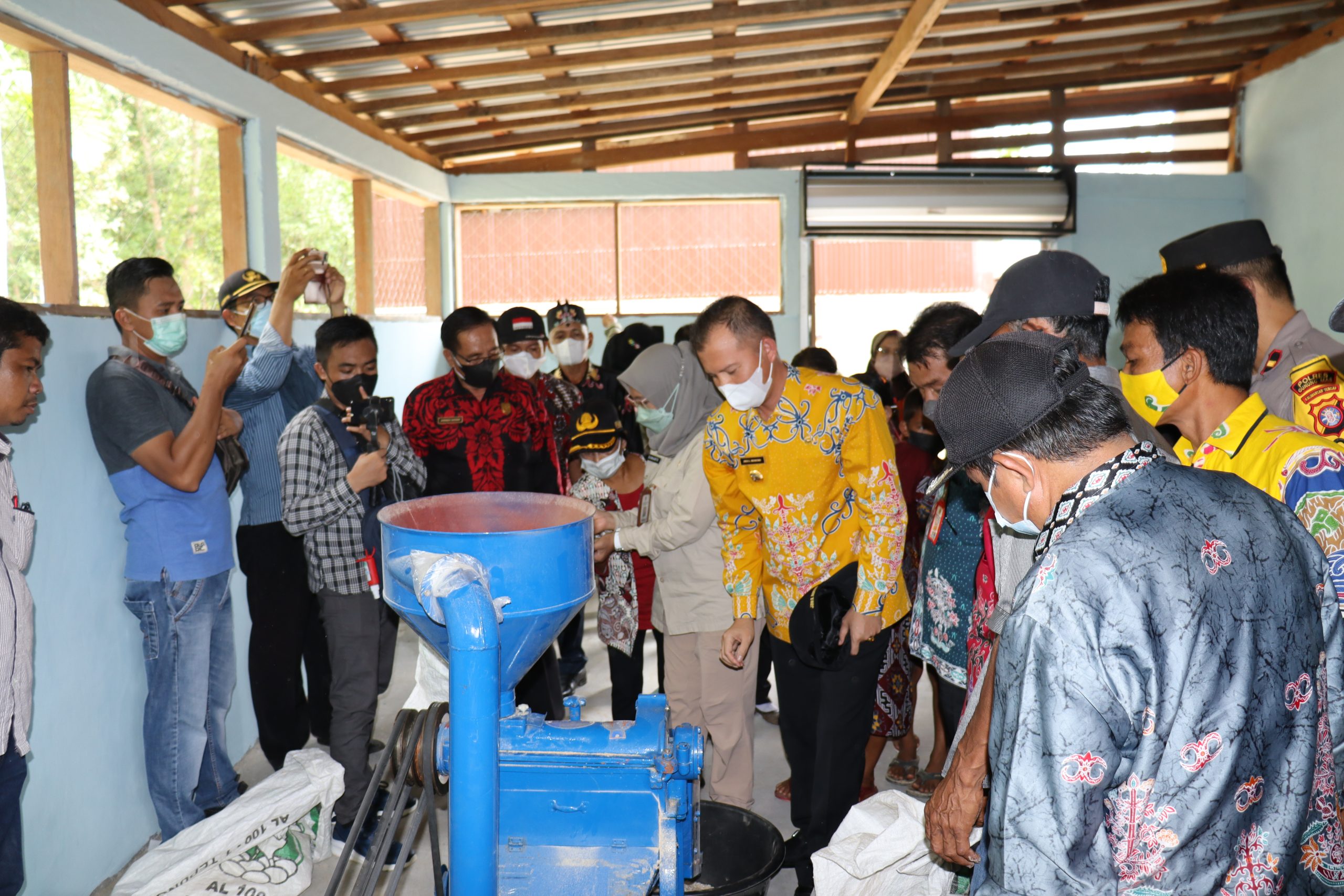 Diresmikan Bupati, Lumbung Pangan Masyarakat Tersedianya Pangan yang Cukup