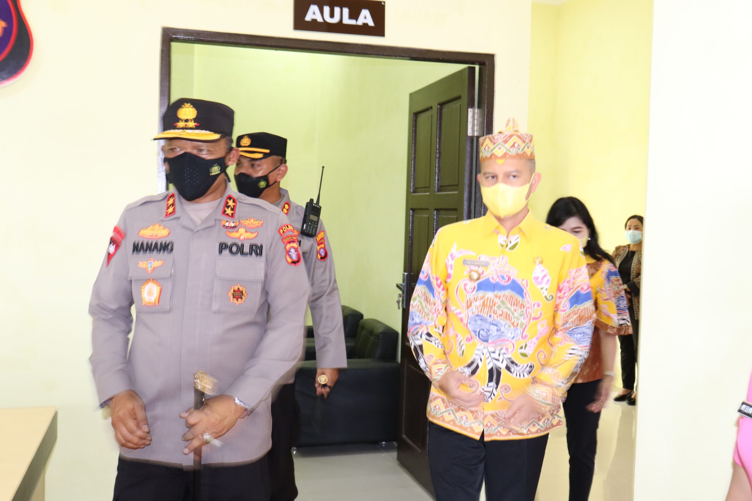 Bupati Menghadiri Peresmian Mapolsek Kecamatan Kurun