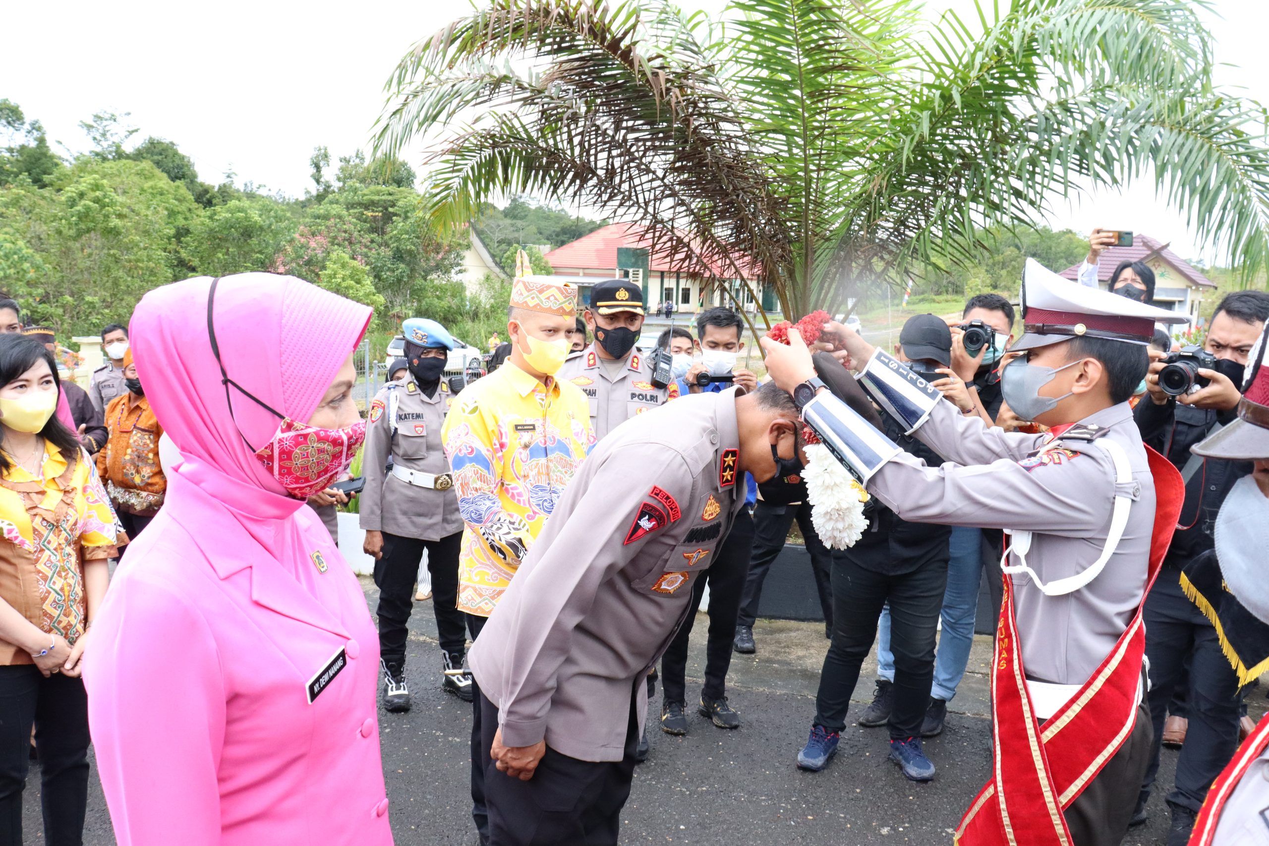 Bupati Menghadiri Kunker Kapolda dan Wakapolda Kalteng ke Gunung Mas