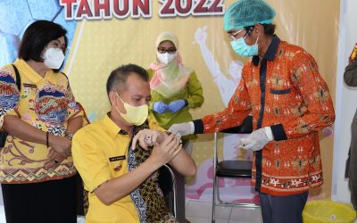 Bupati&nbsp; Mengajak Warga untuk Vaksinasi Booster Covid-19
