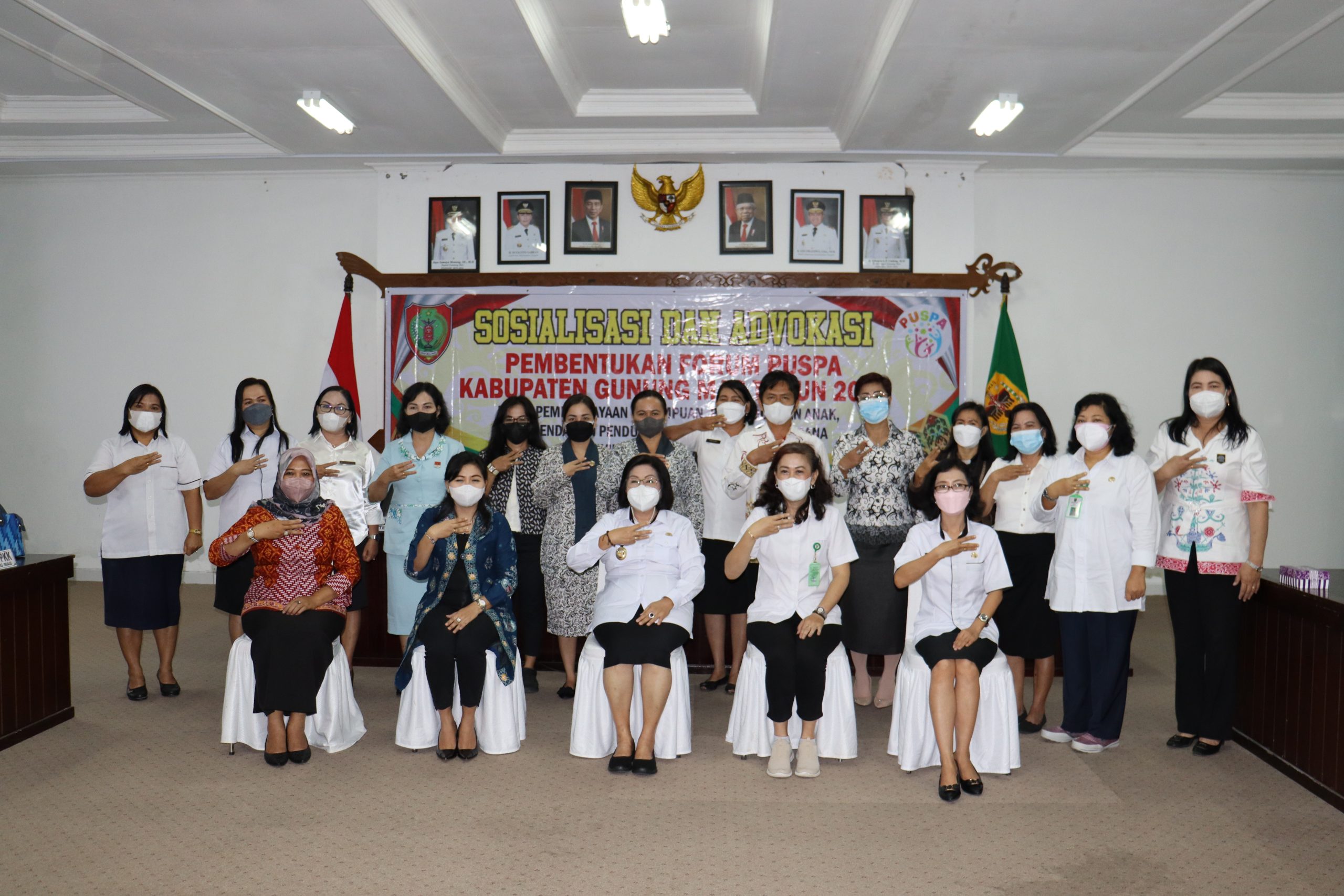 Wakil Bupati Hadiri Kegiatan Sosialisasi dan Advokasi Pembentukan Forum PUSPA