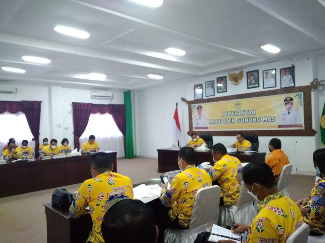 Sekda Pimpin Rapat Evaluasi Covid-19 dan Antisipasi Kasus Omicron