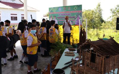 Museum Balanga Keliling Perkenalkan Adat dan Budaya Pada Siswa di Gunung Mas