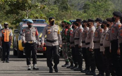 Menjelang bulan Ramadhan Polres Gumas Gelar Upacara