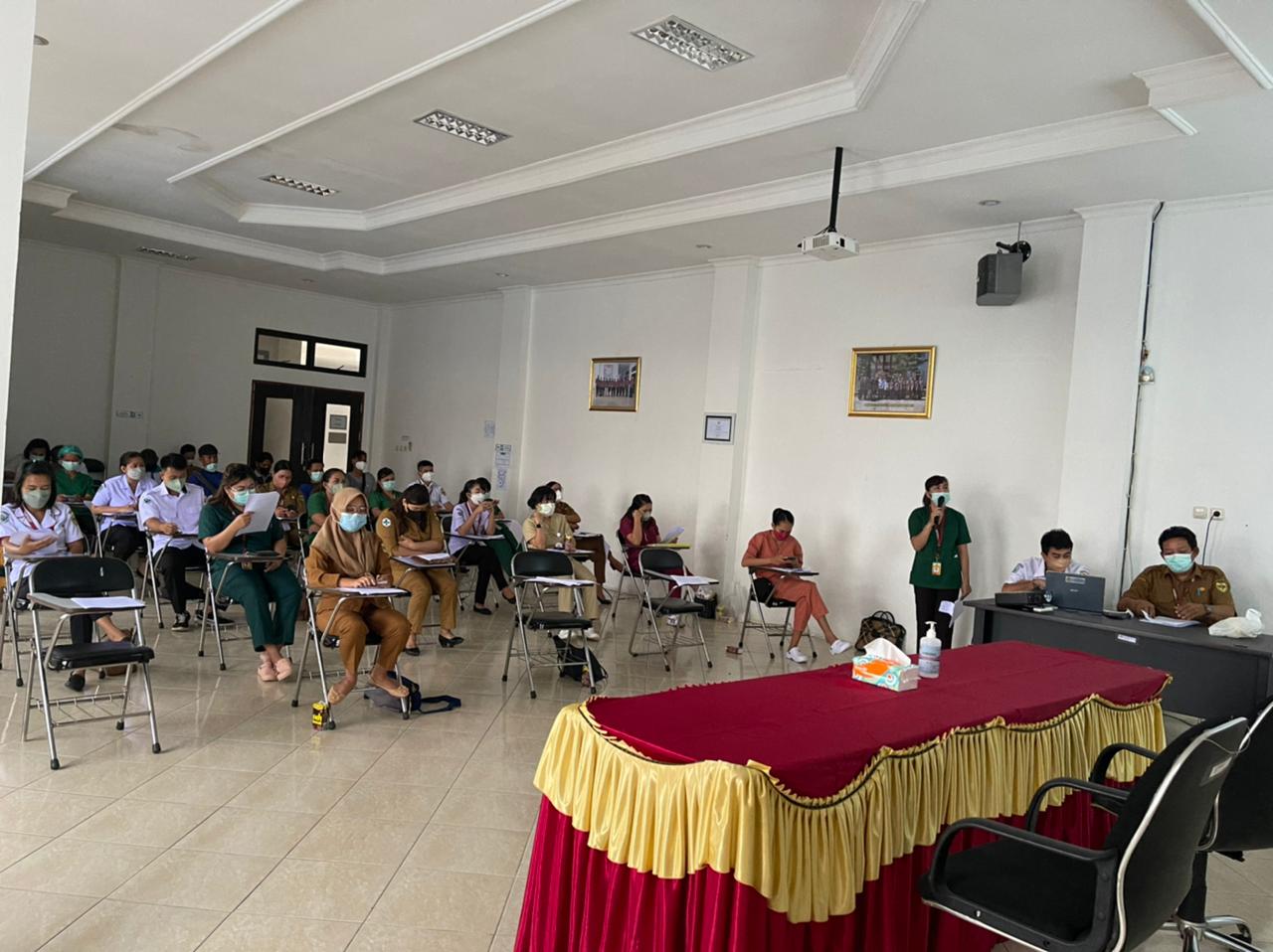 UPT Rumah Sakit Umum Daerah Kuala Kurun menggelar Sosialisasi Pokja Hak dan Keterlibatan Keluarga