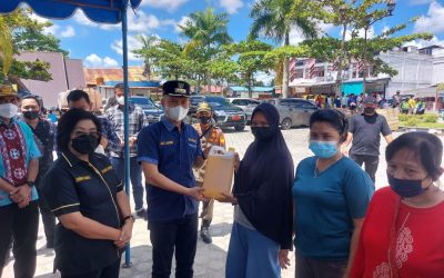 Pemkab Gumas Menggelar Operasi Pasar Khusus Minyak Goreng