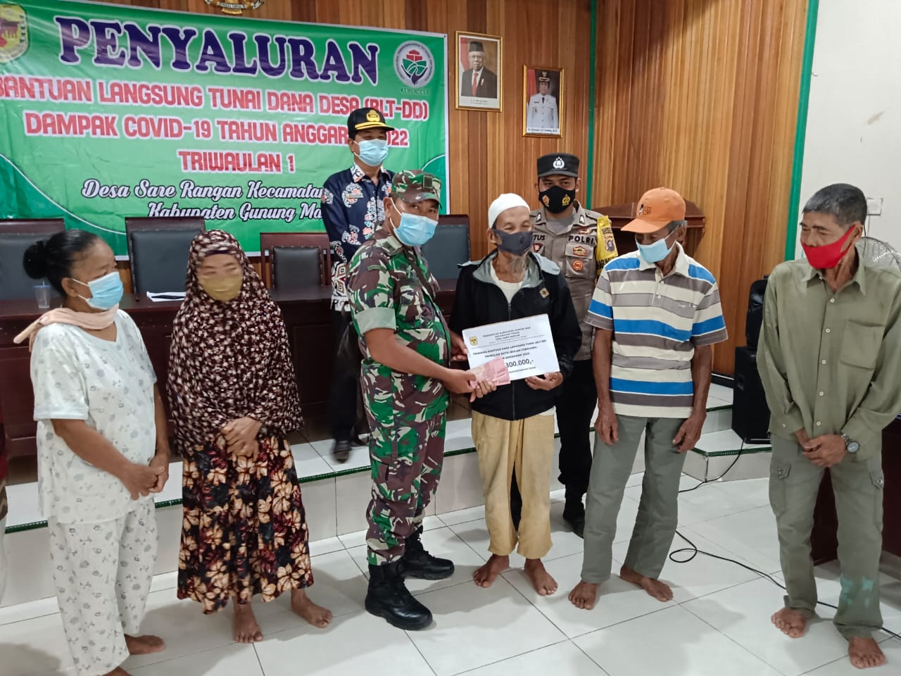 Sinergisme Tiga Pilar Dalam Penyaluran BLT DD Sare Rangan