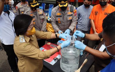 Wakil Bupati Gumas Hadiri Pemusnahan Sabu Berat Bersih 156,81 Gram, Ini Pesannya