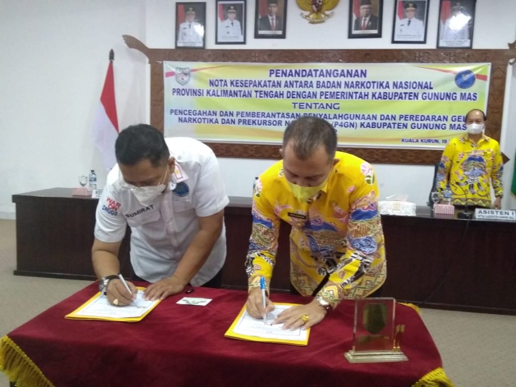 Dibangunnya Nota Kesepakatan, P4GN Di Kabupaten Gumas Dapat Semakin ...