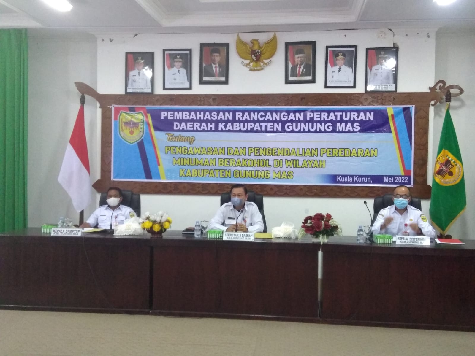 Pemkab Gumas Bahas Raperda Tentang Pengawasan dan Pengendalian Minol