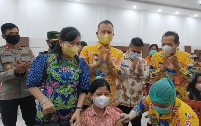 Cakupan imunisasi harus dipertahankan tinggi dan merata di Gumas