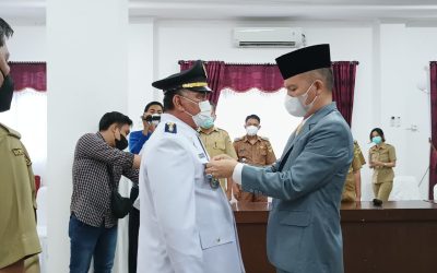 Bupati Gunung Mas Lantik Camat Rungan