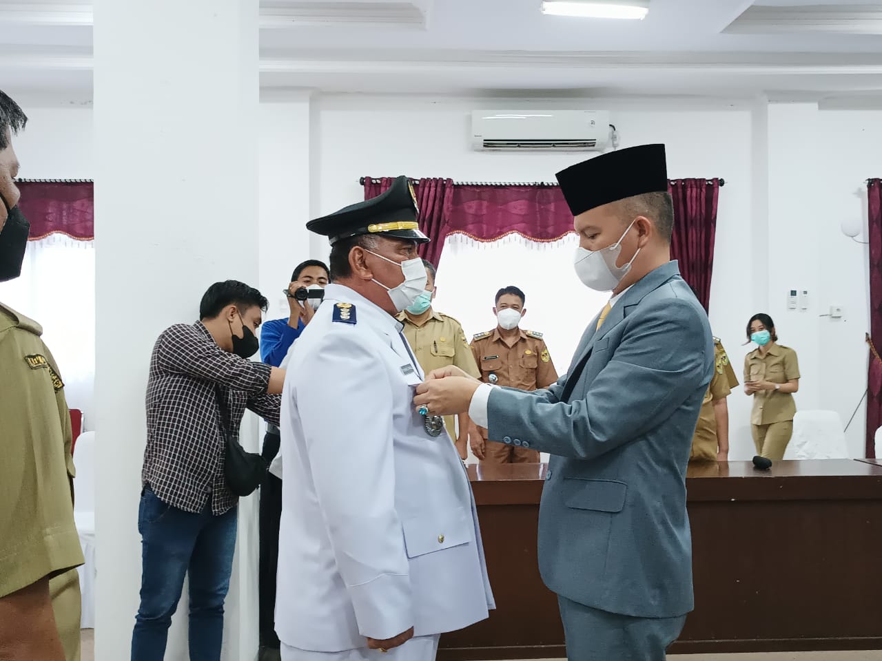 Bupati Gunung Mas Lantik Camat Rungan