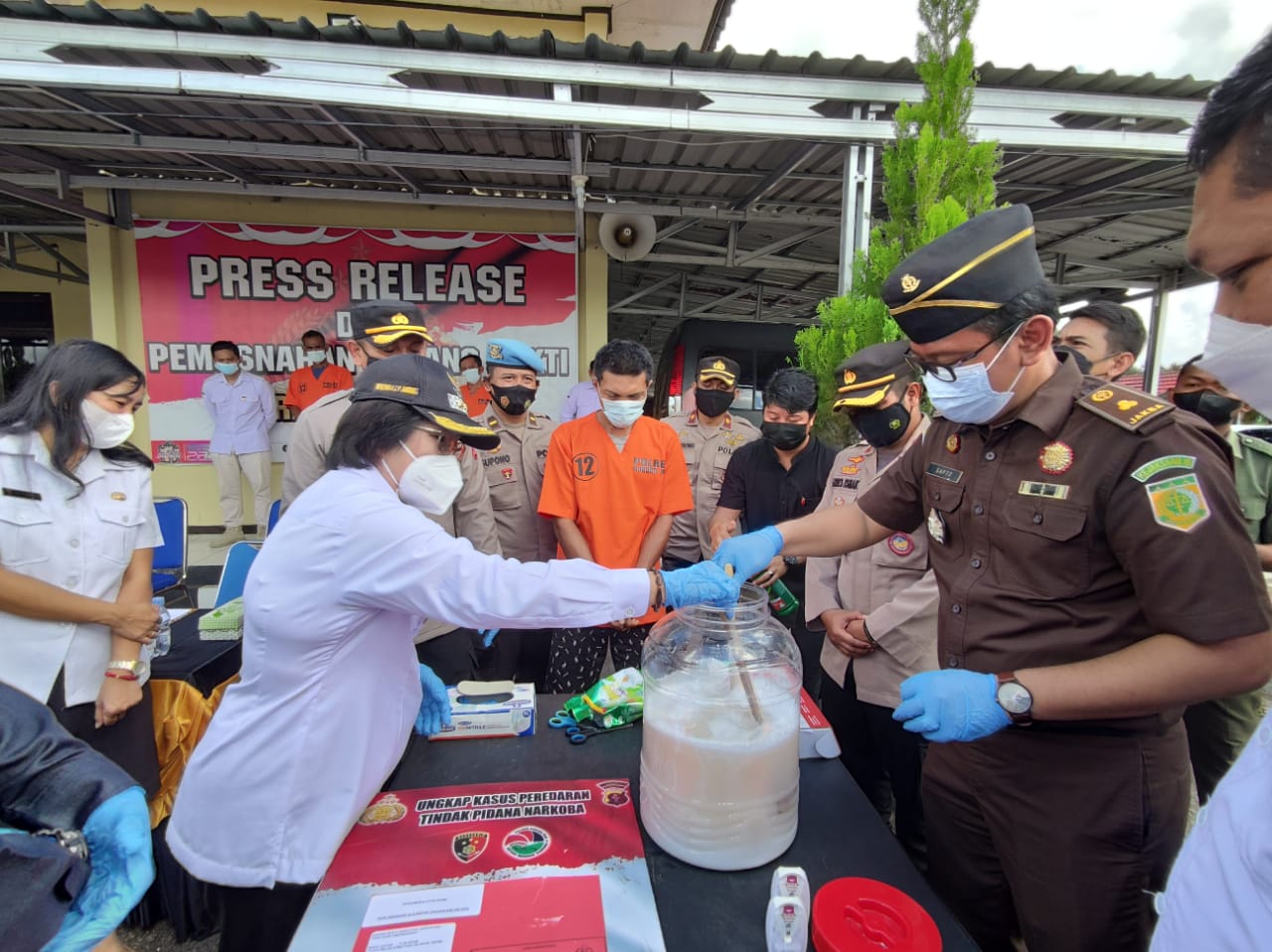 Bersinergi Wujudkan Gunung Mas Bersih Dari Narkoba