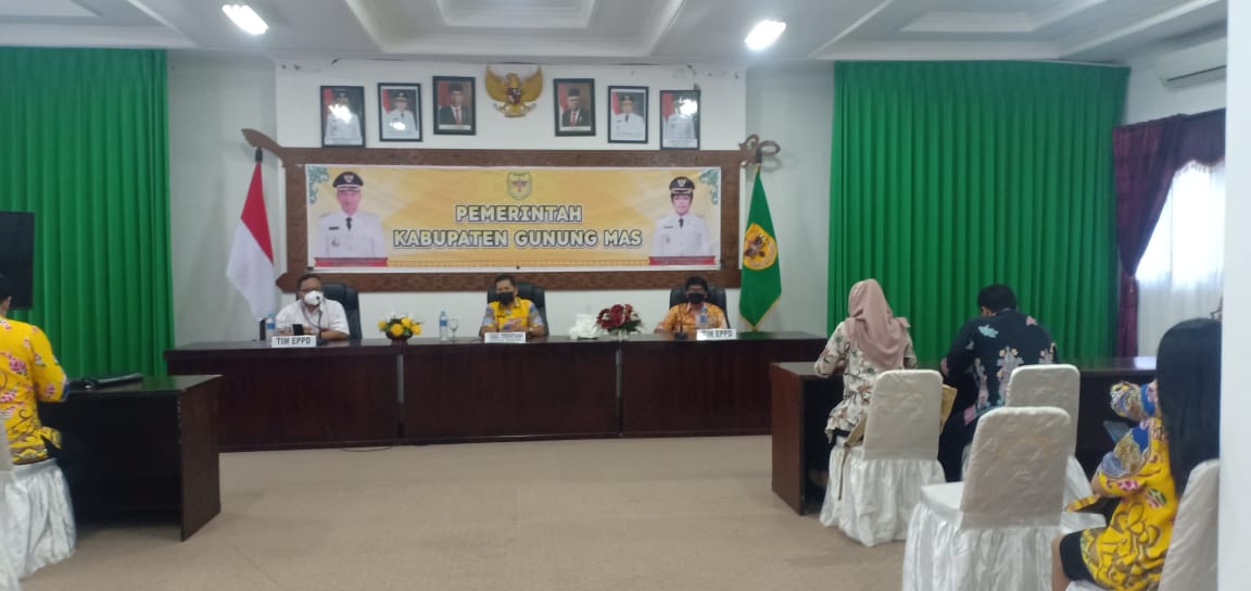 Pemkab Gumas Menggelar Rapat Evaluasi Penyelenggaraan Pemerintahan Daerah Tahun 2022