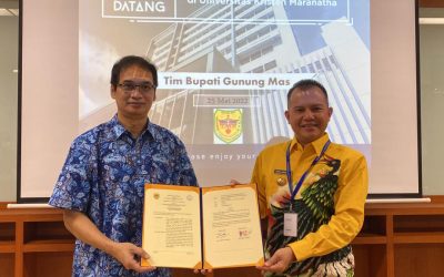 Bupati Gumas telah menandatangani&nbsp; Kesepakatan Bersama dengan Universitas Kristen Maranatha, Bandung