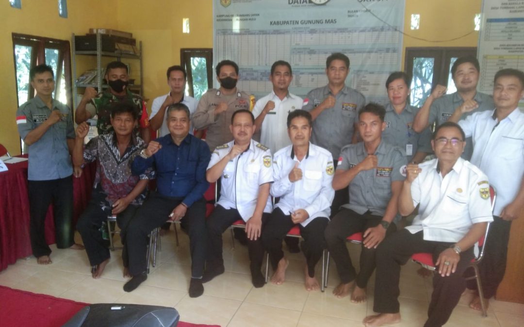 Panitia  Pilkades Tumbang Lapan Menggelar Rapat