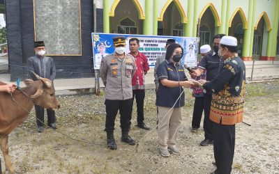 Pemkab Gunung Mas Salurkan 21 Hewan Kurban Kepada Dewan Masjid Indonesia kabupaten Gunung Mas