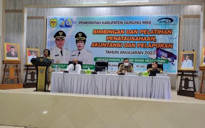 Pemkab Gumas Gelar Bimtek Aplikasi SIMDA NEXT – G/FMIS