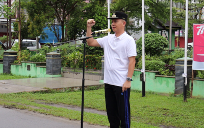 Pemkab Gumas Gelar Pencanangan Gerakan Pembagian 1 Juta Bendera Merah Putih Di Provinsi Kalimantan Tengah