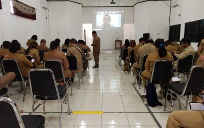 BKPSDM Gumas Gelar Pembekalan Ujian Dinas Secara Virtual