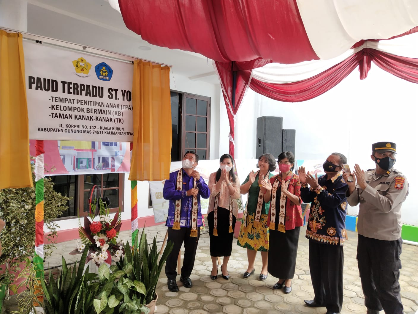 Bupati Meresmikan Gedung PAUD Terpadu St. Yosef Kuala Kurun