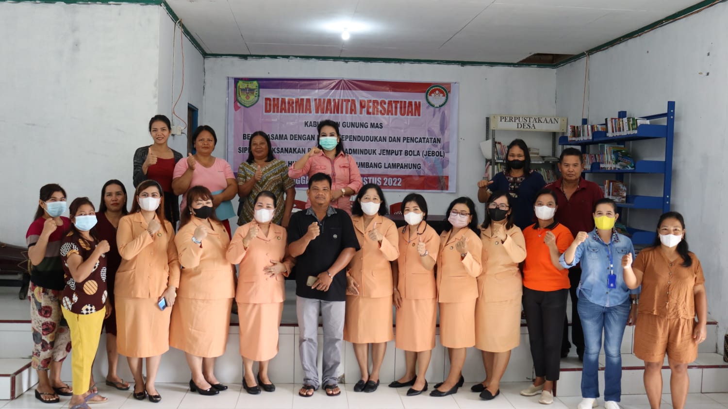 DWP Gumas Bersama Disdukcapil “JEBOL” Di Hurung Bunut