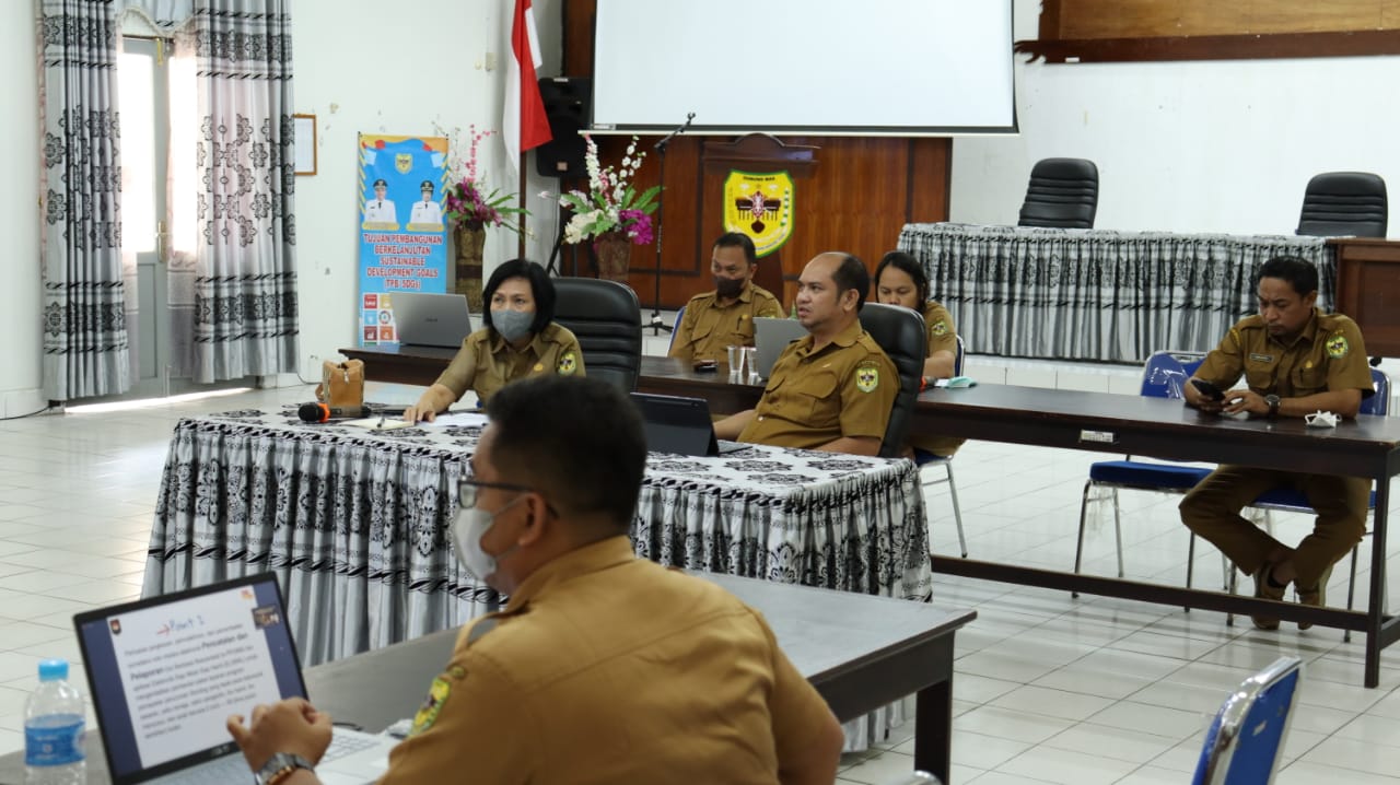 TPPS Kabupaten/Kota se Kalimantan Tengah  Gelar Pertemuan Virtual