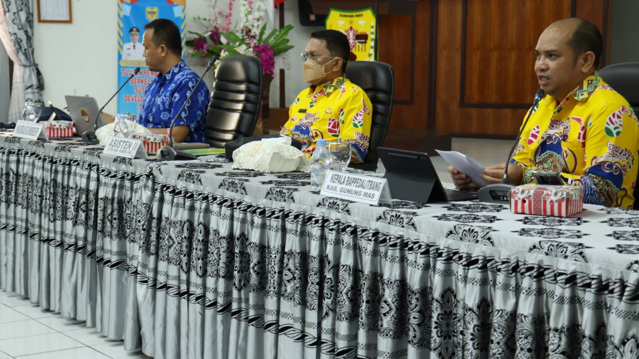 Dalam Menyusun Roadmap SIDa Tahun 2022 Pemkab Gumas Gandeng JIMKa