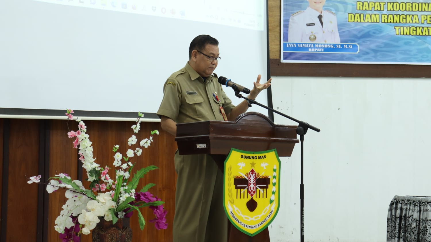 Pemkab Gumas Optimis Program GERMAS Sampai Kepada Masyarakat