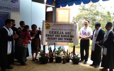 Wakil Bupati Gumas Hadiri Peresmian Pembangunan Gereja ASI Jemaat GKE Sumur Mas