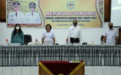 Pemkab Gumas Gelar Kegiatan Rembuk Stunting Tahun 2022