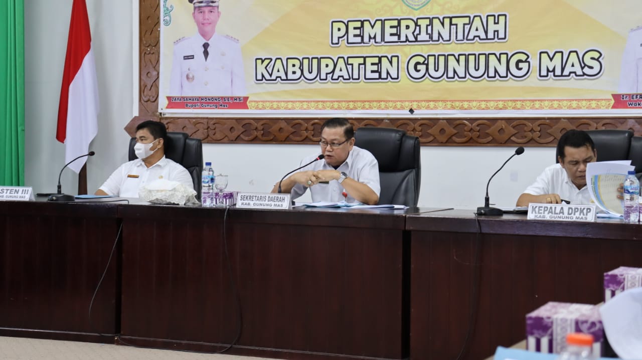 Pemkab Gumas Gelar Rapat Satgas Ketahanan Pangan