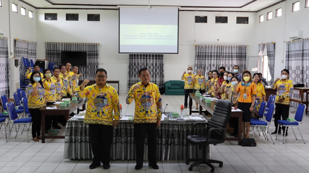 Rapat Evaluasi Pencapaian Target Rencana Aksi Daerah Pangan dan Gizi Tahun 2022