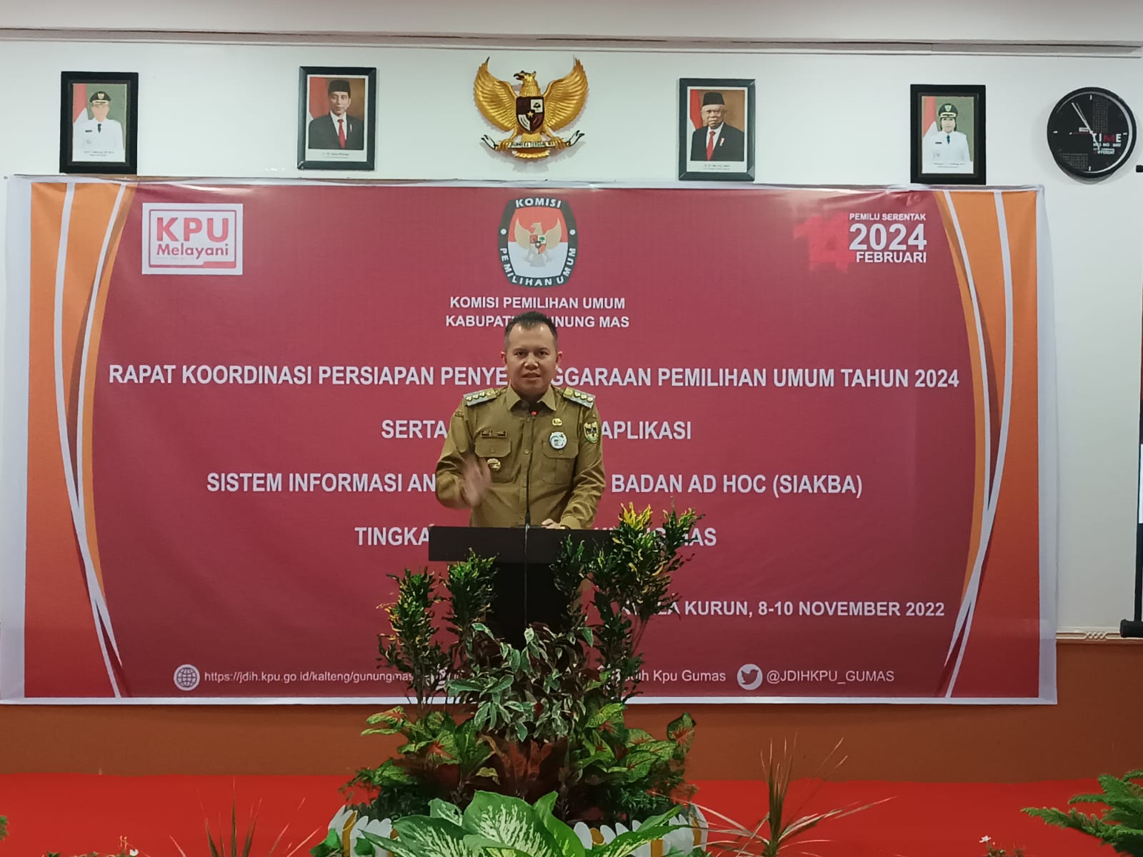 Pemkab. Gunung Mas Siap Mendukung Dan Mensukseskan Pemilu Serentak Tahun 2024