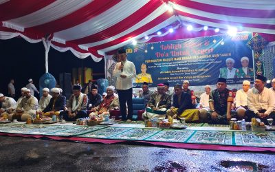 Bupati Gunung Mas Menghadiri Kegiatan Tablig Akbar dan Doa untuk Negeri