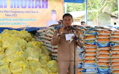 Pemkab Gelar Pasar Murah Di Kecamatan Rungan