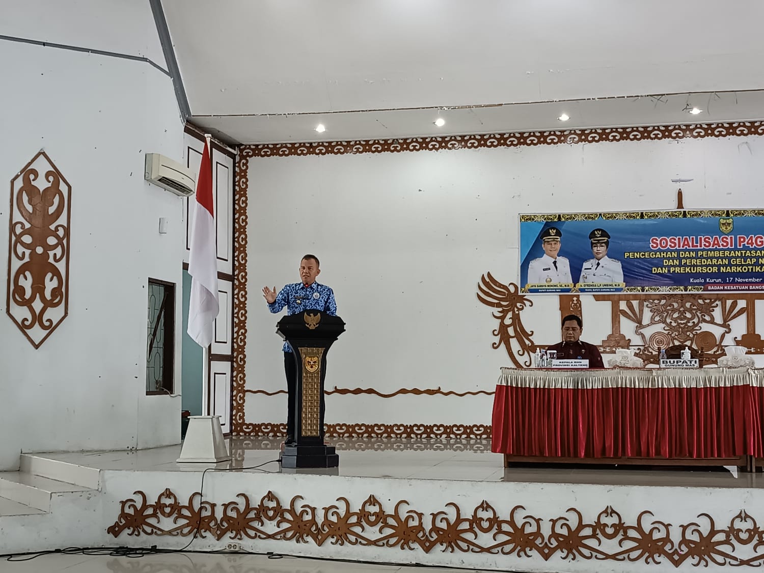 Bupati Buka Acara Sosialisasi Pencegahan dan Pemberantasan Gelap Narkoba