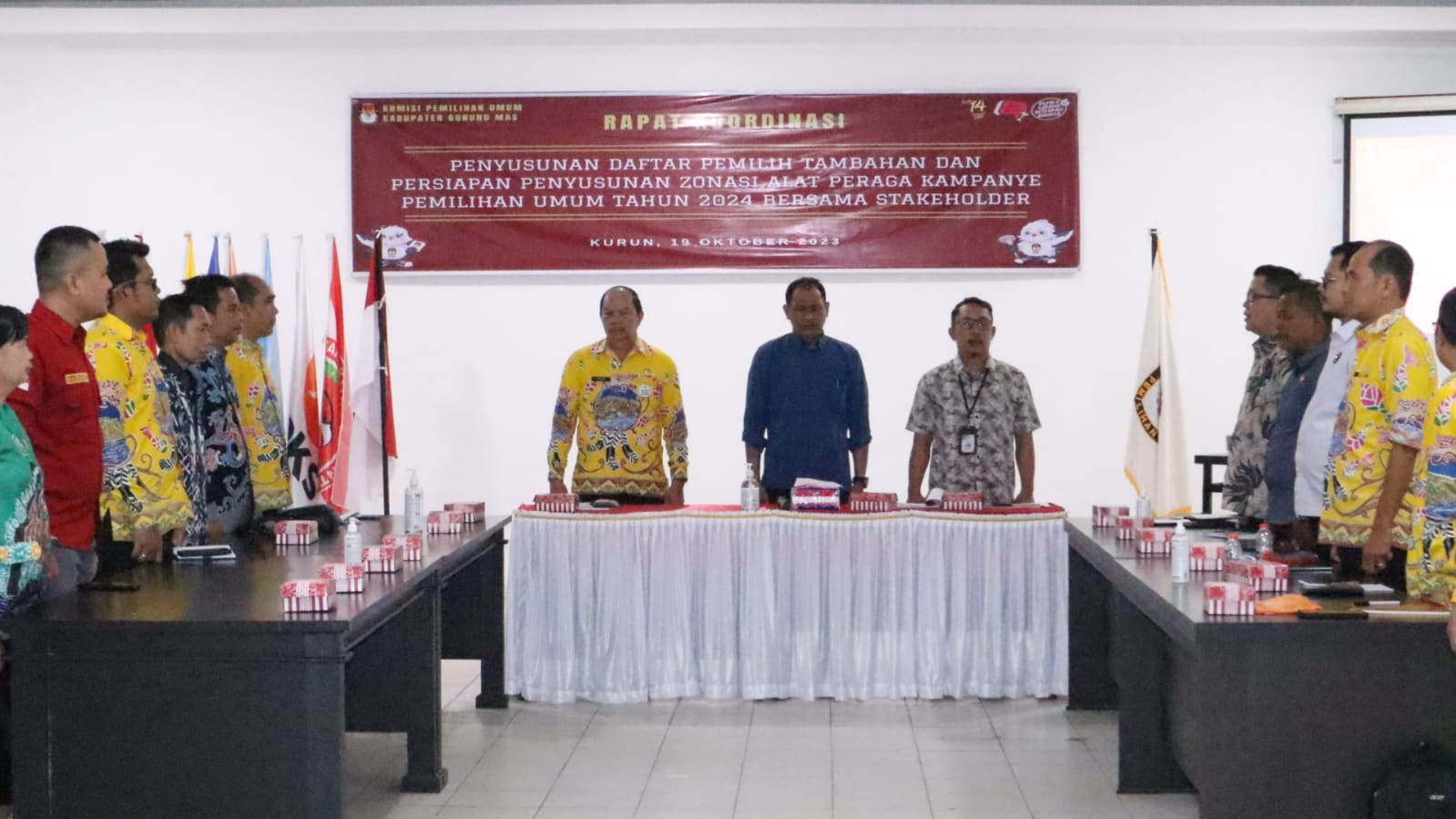 Rapat Koordinasi tentang Penyusunan Daftar Pemilih Dalam Penyelenggaraan Pemilihan Umum