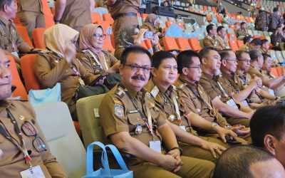 Pj.Bupati Gumas Mengikuti Rakornas Pemerintah Pusat dan Pemerintah Daerah.