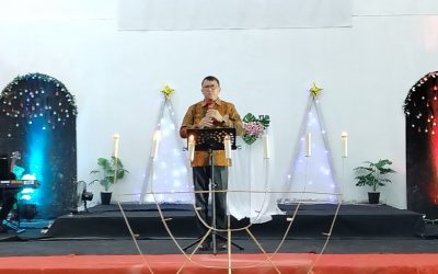 Sekda Gumas Hadiri Perayaan Natal GPT Berkat Iman Kuala Kurun Tahun 2024