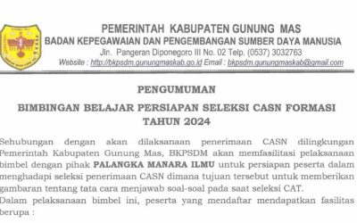 BIMBEL PERSIAPAN SELEKSI CASN TAHUN 2024